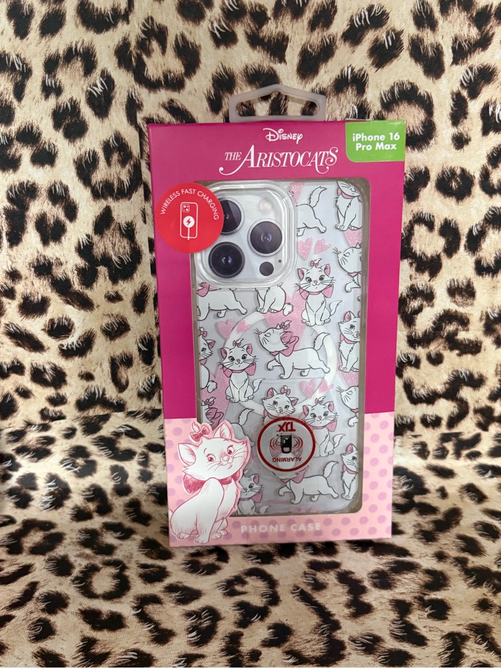 Disney The Aristocats Marie Pink & White iPhone 16 Pro Max Case
